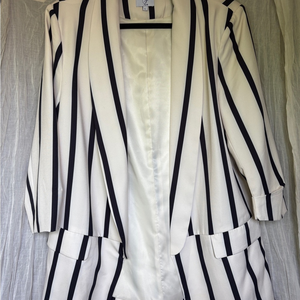 Striped Women's Blazer